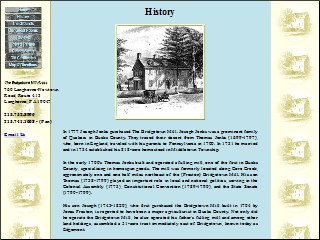 Web site www.bridgetownmillhouse.com, Bridgetown Mill House Inn