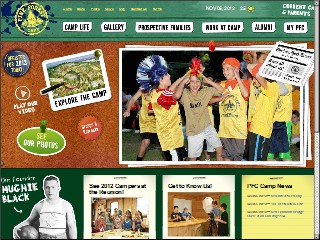 Web site www.pineforestcamp.com, Pine Forest Camp
