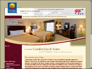 Web site www.pottstownpacomfortinn.com, Comfort Inn & Suites Pottstown - Limerick
