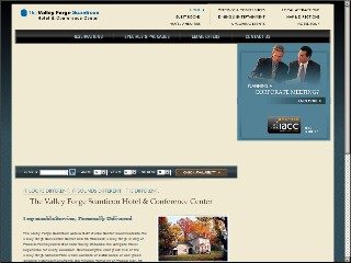 Web site www.scanticonvalleyforge.com, Scanticon Hotel & Conference Center